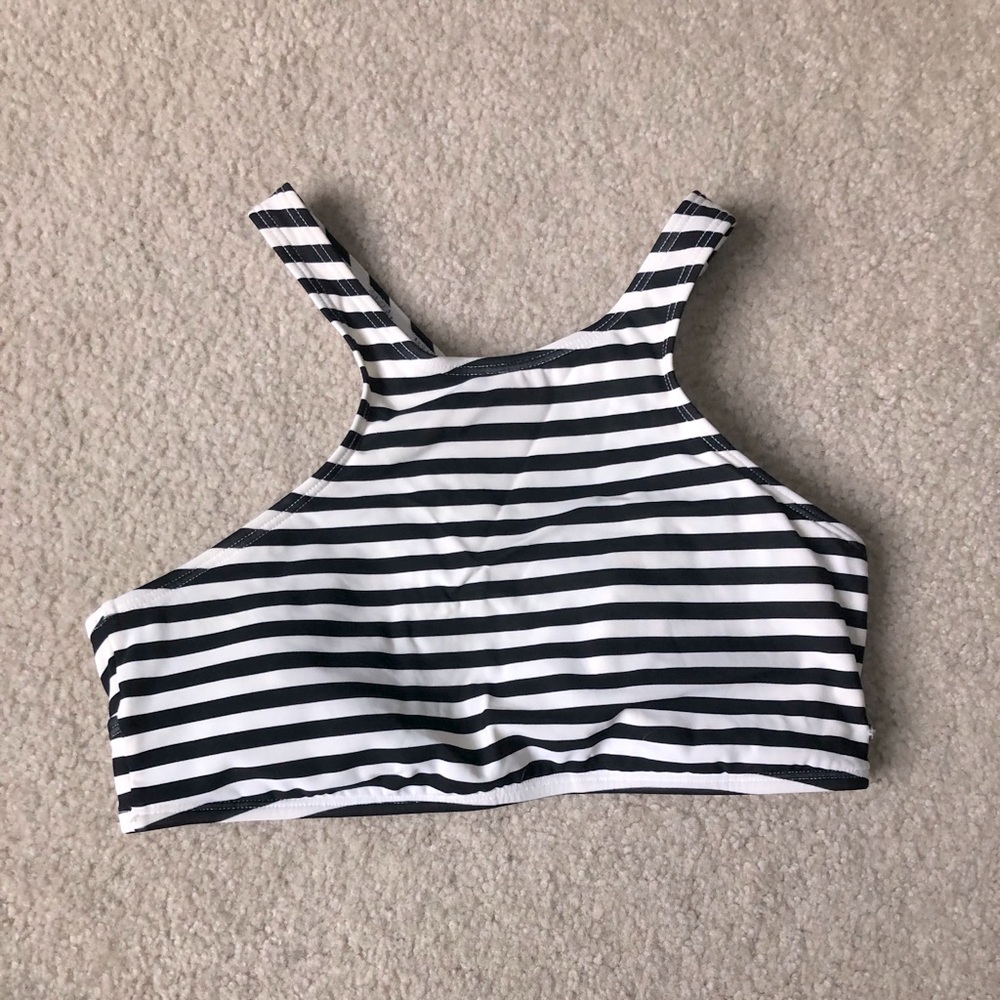 Striped swimsuit